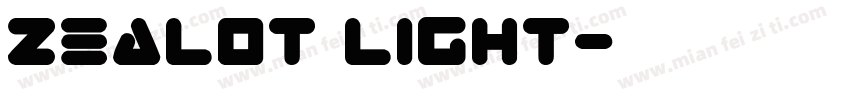 Zealot Light字体转换